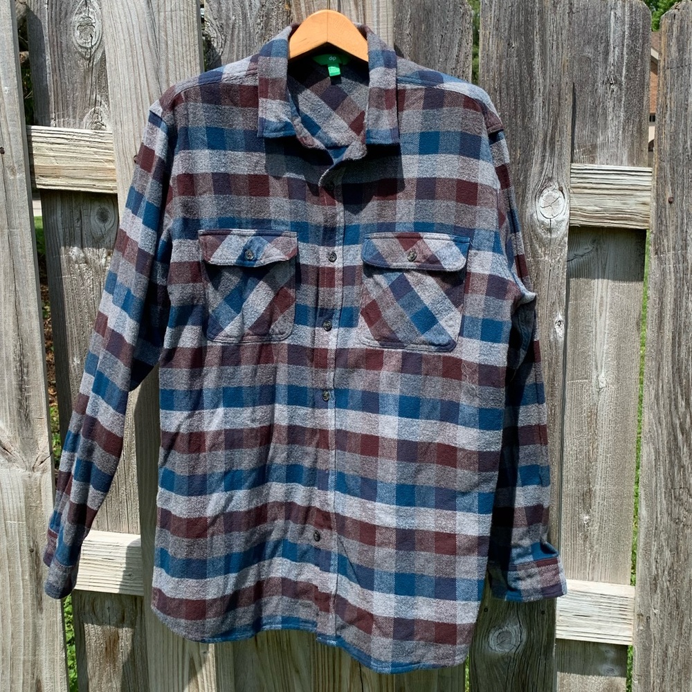 Dip Flannel Plaid Shirt XL Tall